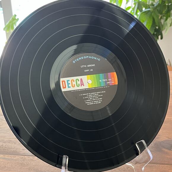 Leapy Lee Little Arrows Vinyl LP 1968 Decca DL 75076 - Picture 7 of 11